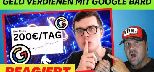 200€/TAG mit GOOGLE BARD: Geld verdienen mit NEUER KI (Einmalige Chance 2024) | Michael reagiert