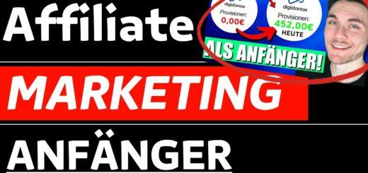 Affiliate Marketing für ANFÄNGER 2024! (Anleitung