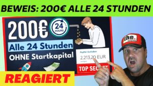 BEWEIS: 200€ ALLE 24 Stunden🤯🚀💸 Online Geld verdienen 2023 ohne Startkapital