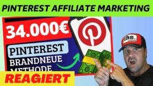 Pinterest Affiliate Marketing Anleitung 2024 – So habe ich 34.000€ verdient! | Michael reagiert