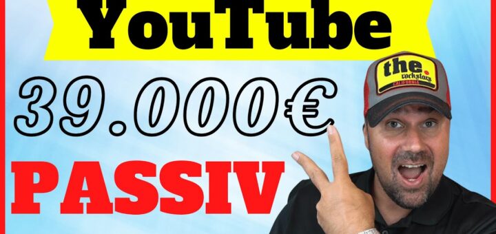 🚨 39.000€ MIT YOUTUBE PASSIV VERDIENEN 💰 (So kann JEDER mit *YOUTUBE* Geld verdienen)