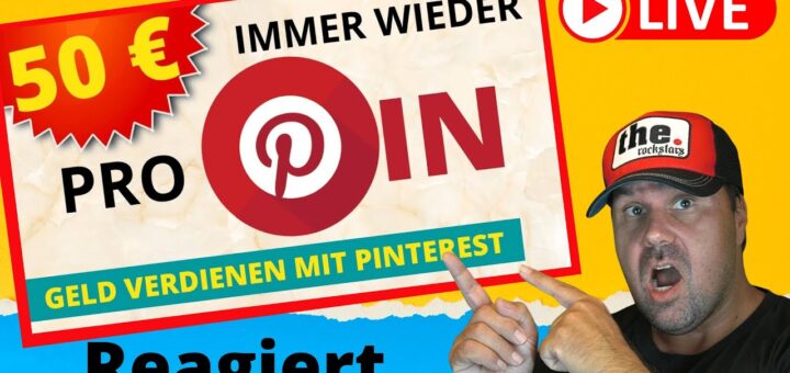 50 € 🤑 Online Geld verdienen mit PINTEREST 📌 als Anfänger (Affiliate Marketing Hack!) [Reaction]