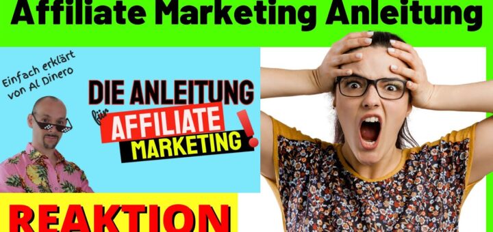 Die Affiliate Marketing Anleitung ✅ Affiliate Marketing für Anfänger [Michael Reagiertauf]