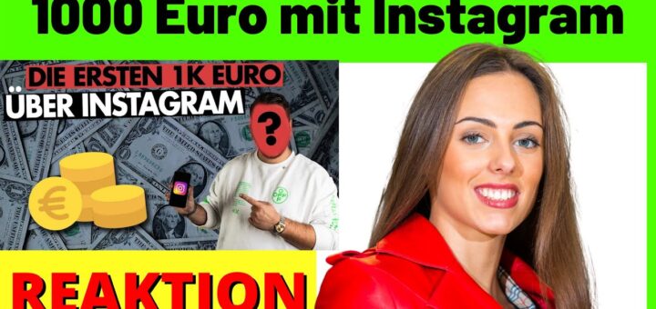 Die ersten 1000 Euro mit Instagram 2022 verdienen (mit Max Weiß) [Michael Reagiertauf]