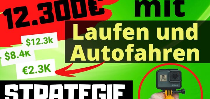 Geld verdienen mit Laufen und Autofahren💰 (Passives Einkommen mit Geniale Geld Ideen)