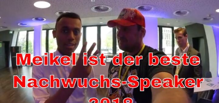 Interview mit Meikel Araya ✅ Meikel ist der beste Nachwuchs-Speaker 2018 ✅