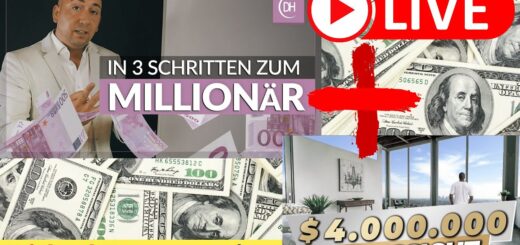 Live - Millionär werden - In 3 Schritten Reich werden + Immobilien Deal in Hollywood