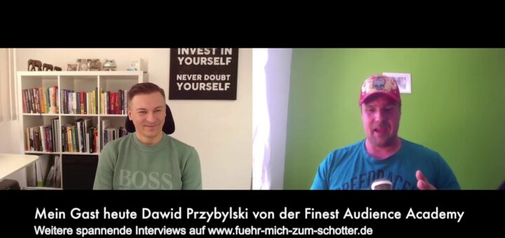 Mein Gast heute Dawid Przybylski von der Finest Audience Academy [20% Rabatt] ✅