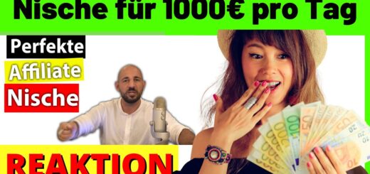 NISCHE ALS AFFILIATE! Die perfekte Nische für 1000€ pro Tag! [Michael Reagiertauf]