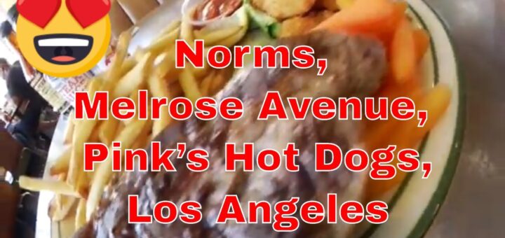 Vlog #17 Essen bei Norms dann zur Melrose Avenue, Pink’s Hot Dogs Los Angeles deutsch