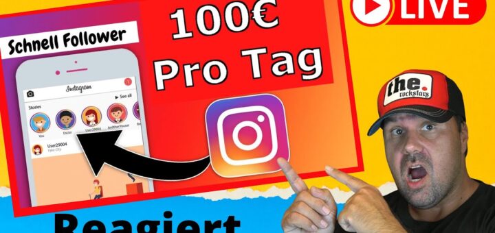 Wie Du 100€ Pro Tag mit Instagram im Jahr 2022 Verdienen Kannst 😱VORSICHT 🤦‍♂️ Michael REAGIERT